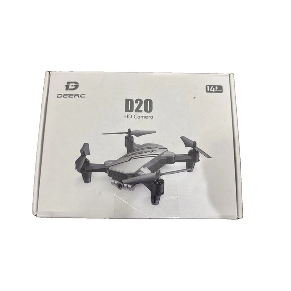 DEERC Other - DEERC D20 Foldable Mini Quadcopter Drone Silver HD Camera 360° Flip